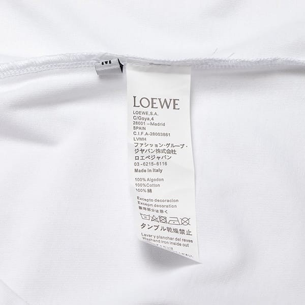 可愛いロエベ フェイク Paulas Ibiza コットンジャージー Tシャツ lox24006